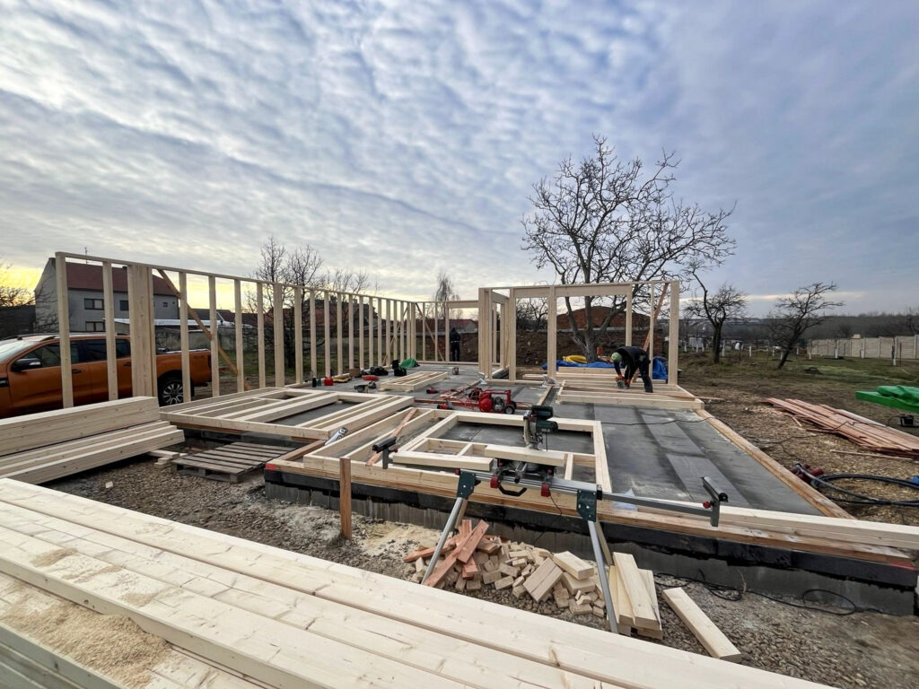 Vystavba drevostavby